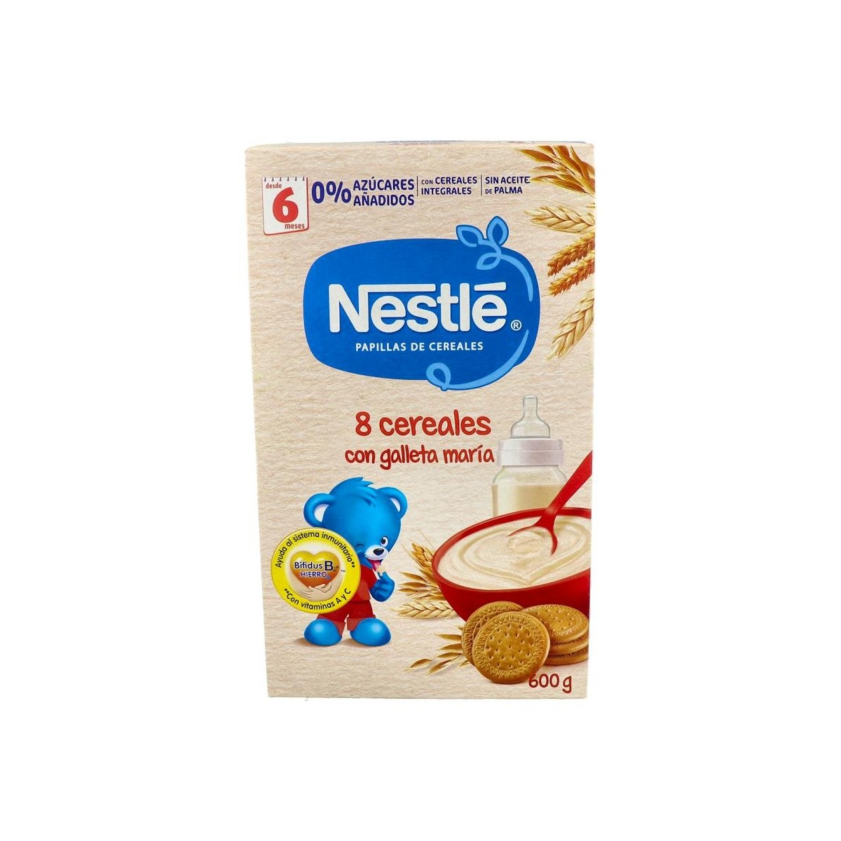 Nestle 8 Cereales Galleta Maria 600 G