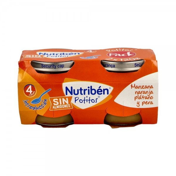 Nutriben Potito Introd. Multifrutas 2X120 G +4 M