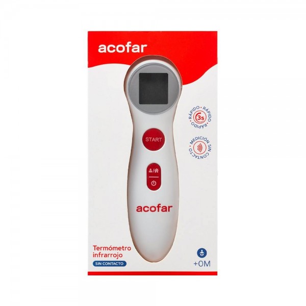Termometro Cli Dig Acofar S/Cont Infrar Det-306