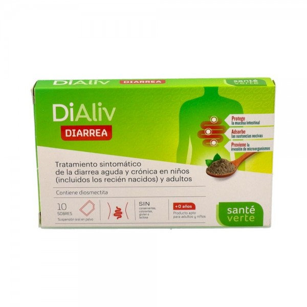 Sante Verte Dialiv Diarrea 10 Sobres
