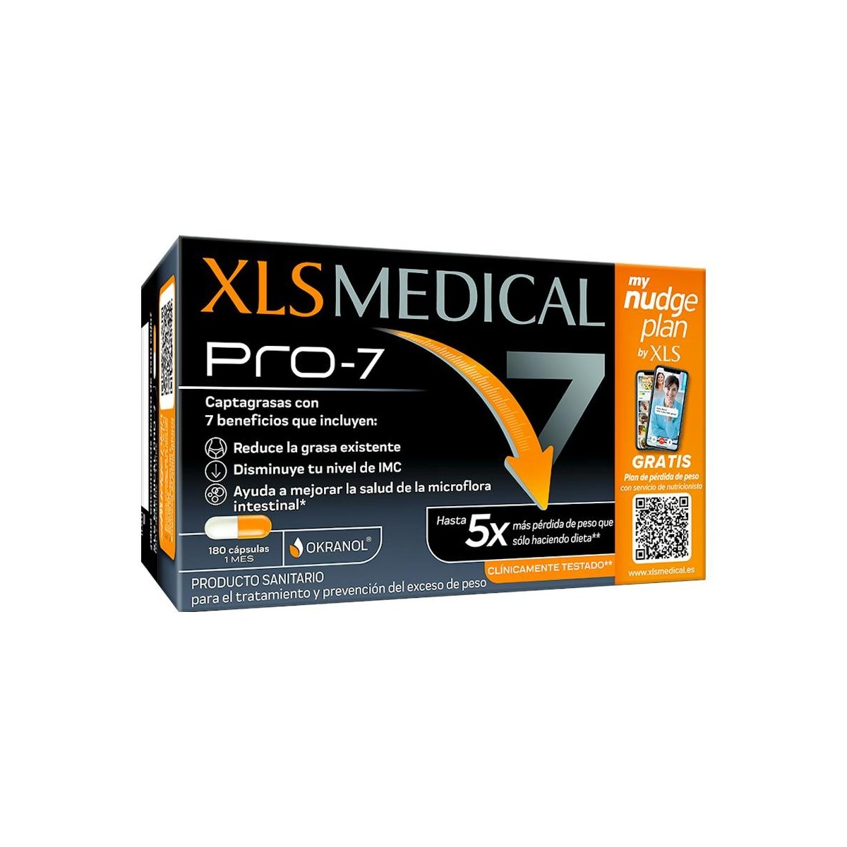 XLS Medical Pro 7 Nudge-180cap