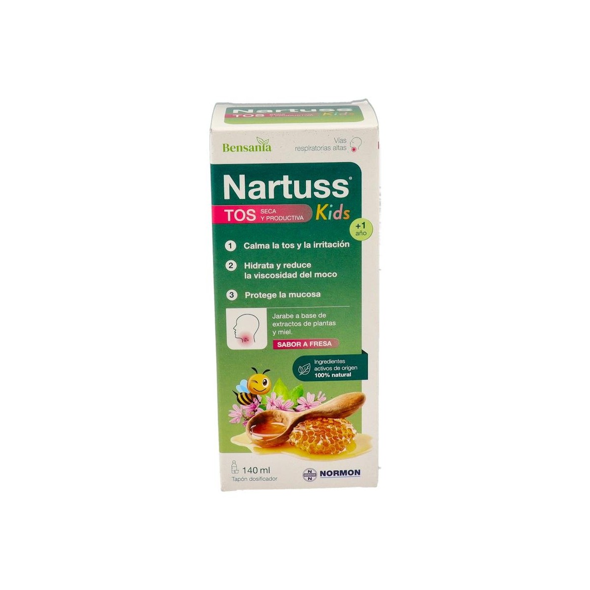 BENSANIA NARTUSS KIDS TOS SECA Y PRODUCTIVA 140 ML