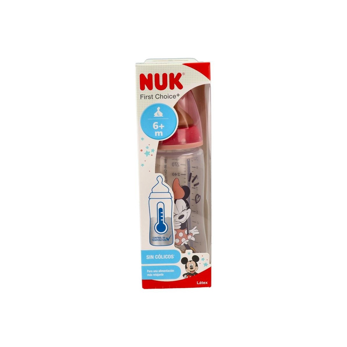 BIBERON NUK FC PP LATEX DISNEY WINNIE 1M 150 ML