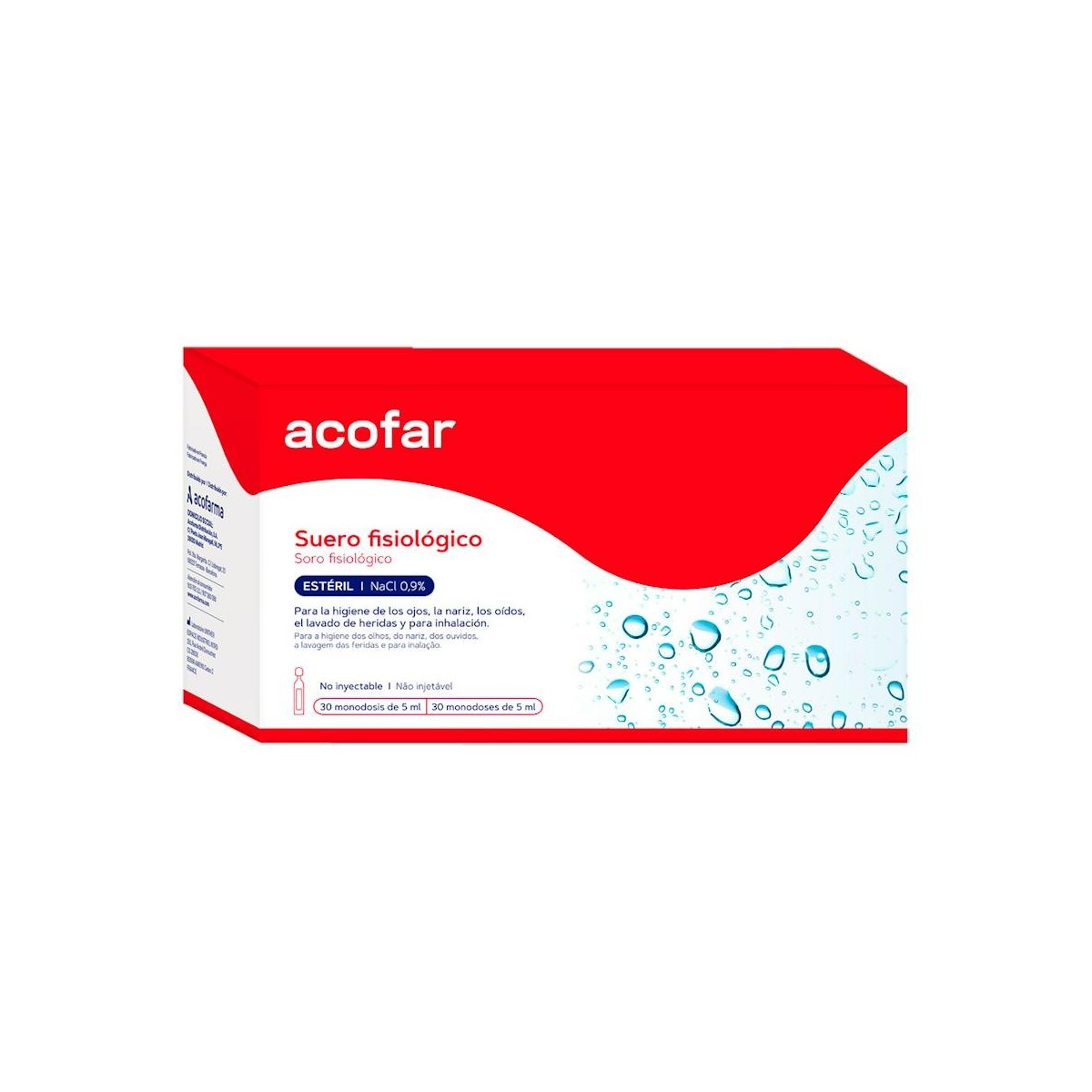 Suero Acofar Fisiolog 30 Unid 5 Ml