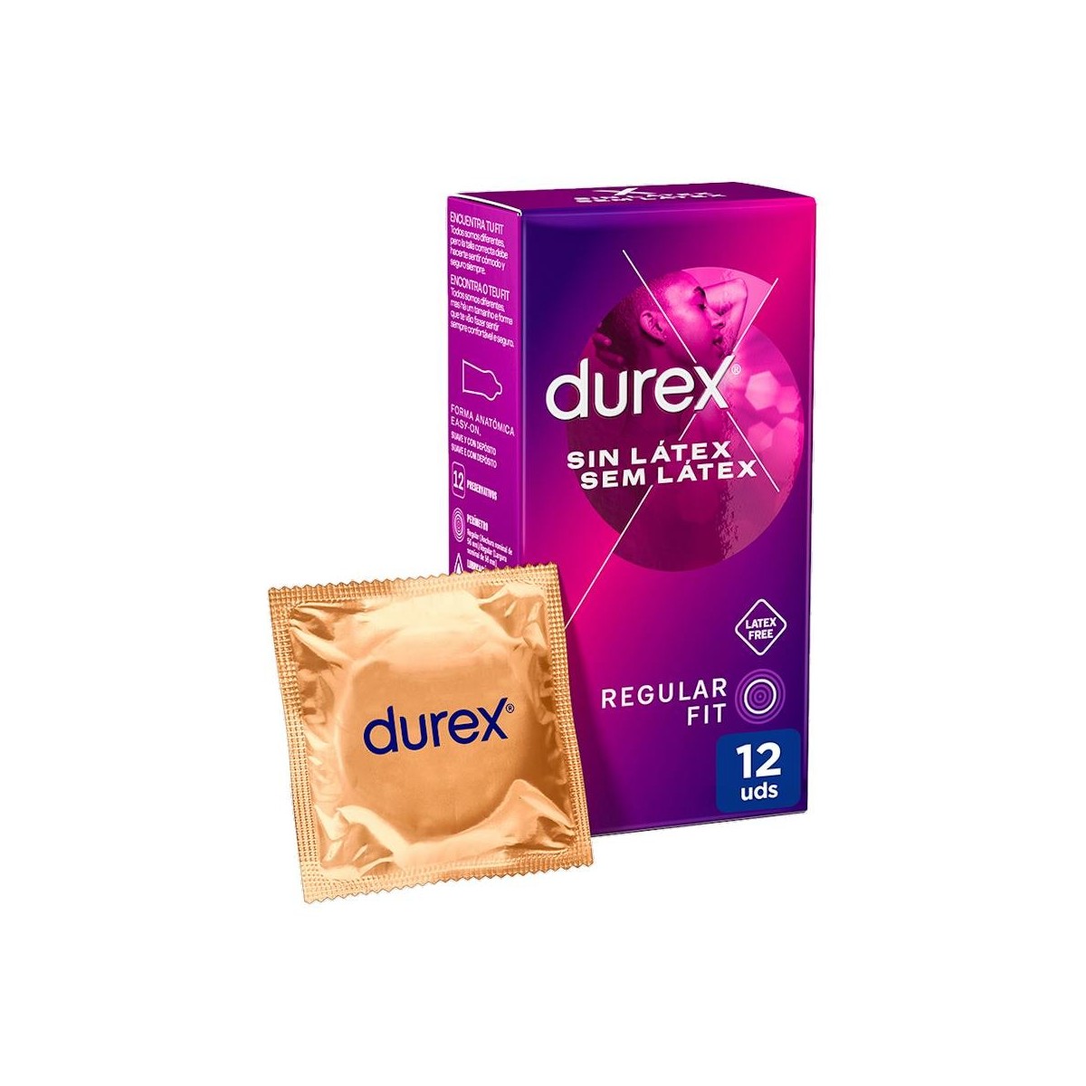 PROFILACTICO DUREX SIN LATEX 12 UNI
